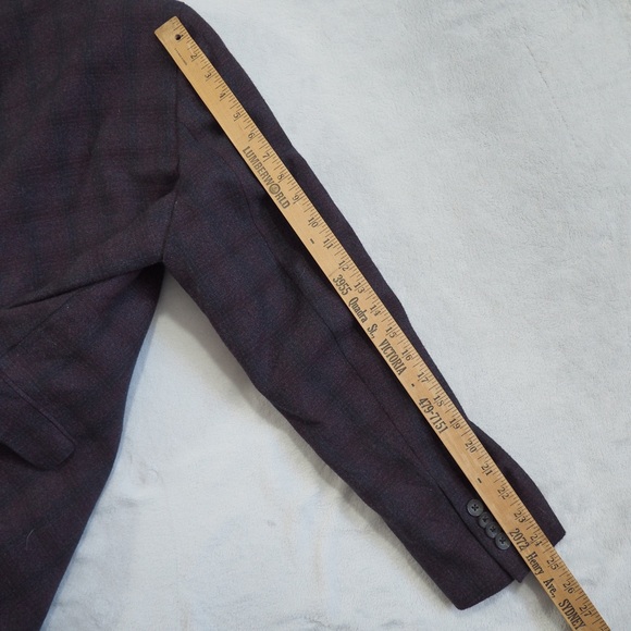 Jack Victor Orwell SPJ Super 110’s Classic Plaid Blazer - Picture 11 of 12